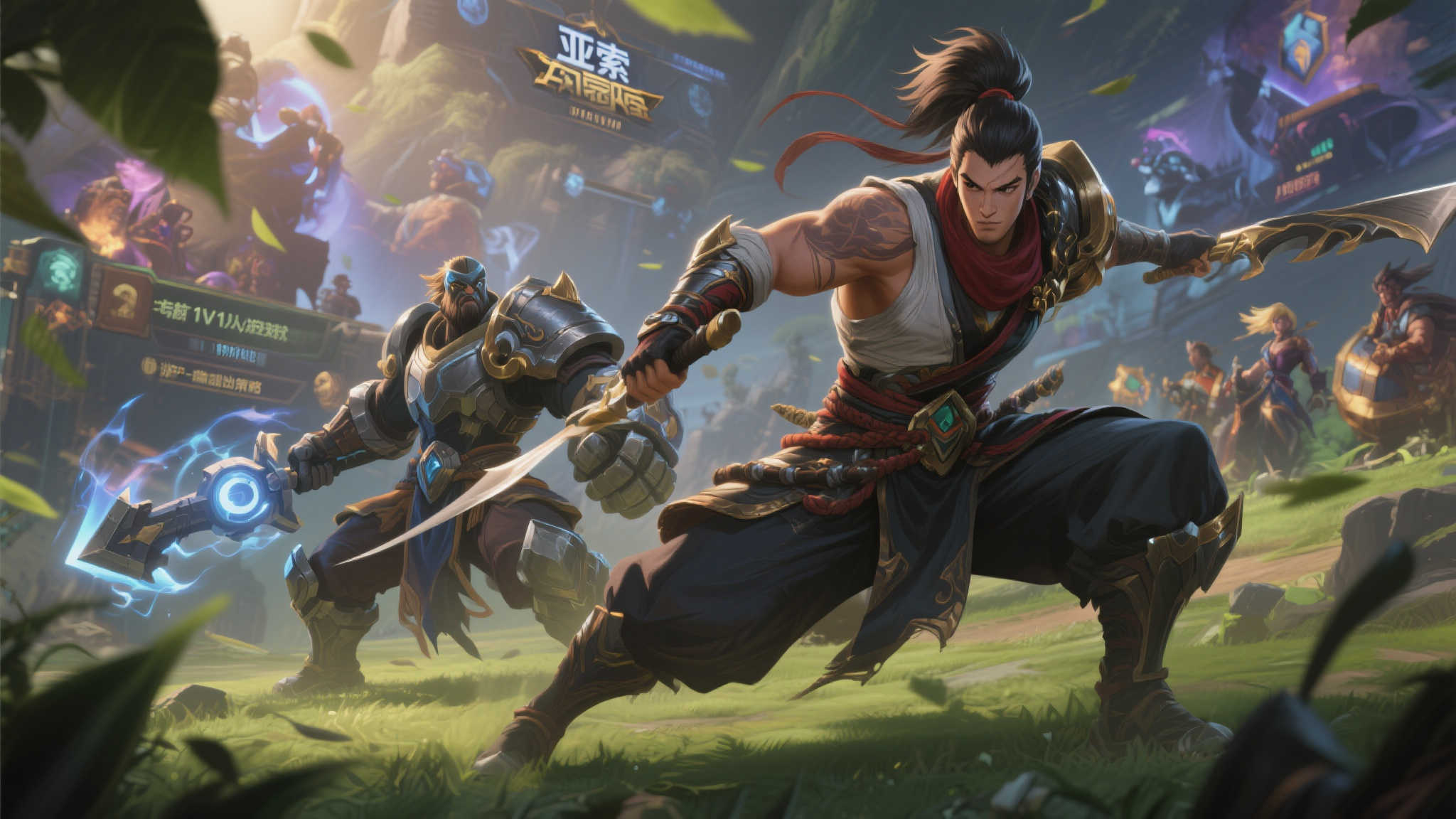 LOL格斗游戏重磅来袭!赵信可以和永岚组队激战恶魔 LOL格斗游戏重磅来袭!赵信可以和永岚组队激战恶魔